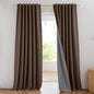 NICETOWN Brown Vintage Linen 100% Blackout Curtains by NICETOWN