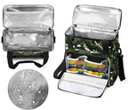 Camouflage Green Coffee Maker Carring Bag for Keurig K-Mini or K-Mini Plus, Single Serve Coffee Brewer Carrying Case with Multiple Pockets for K-Cup Pods,Storage mini Tote Case for Travel(Bag Only)