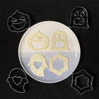 Halloween Cookie Cutter Set-4 Piece-2.5 Inch-Diswasher Safe-Mini Halloween Cookie Cutter Shape for Baking