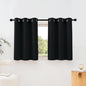 NICETOWN Black Blackout Curtains 30 inch Curtains by NICETOWN