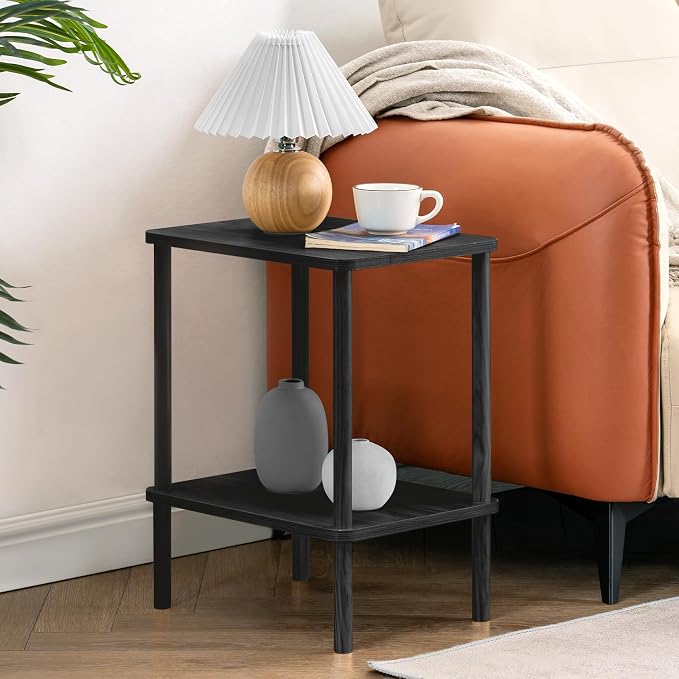 Apicizon 2 Tier End Table Set of 2, Small Side Table - Image 2