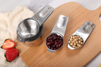 8 Pcs Stainless Steel Measuring Cups Set, Kitchen Measuring Cup for Cooking and Baking