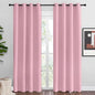 NICETOWN Crystal Pink Blackout Curtains Grommet by NICETOWN
