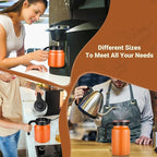 51Oz Thermal Coffee Carafes For Keeping Hot/Cold, Stainless Steel Coffee Carafe, Dustproof Insulated Water Carafe for Party/Home,Orange
