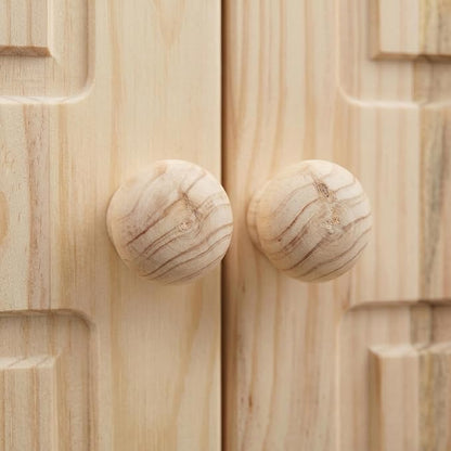 From the Tree Furniture Solid Pine Pantry Cabinet — 72" Tall Unfinished Kitchen - Image 8
