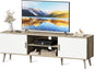SUPERJARE TV Stand for 55 Inch TV, Entertainment Center by SUPERJARE