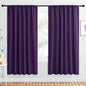 NICETOWN 2 Panels Blackout Curtains, Rod Pocket Window Curtains Room Darkning by NICETOWN