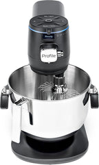 GE Profile Smart Stand Mixer, Built-In Smart Scale & Auto Sense Technology, 7qt Stainless Steel Bowl, 11 Speed, Includes Dough Hook, Beater, 11-Wire Whip, WiFi Connected, Carbon Black