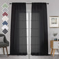 Chyhomenyc 2 Panels Extra Long Sheer Window Curtains 120 Inches Length by Chyhomenyc