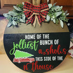 Large Christmas Stencils 12” Christmas Stencil for Painting on Wood Holiday Stencils for Crafts Reusable Merry Christmas Drawing Templates for Door Hanger Porch Wreath Doormat Decor