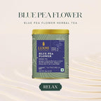 Luxmi Estates - Butterfly Pea Flower Tea - Loose Leaf - 25g (12 Cups) | USDA Certified Organic Blue Tea | Caffeine-Free | Single Ingredient