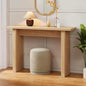 AVZEAR 43.3" Mid Century Narrow Entryway Console Table, Modern Fluted Wood by AVZEAR