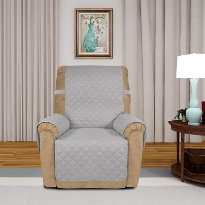 PureFit Reversible Recliner Chair Covers Couch Covers - Image 2