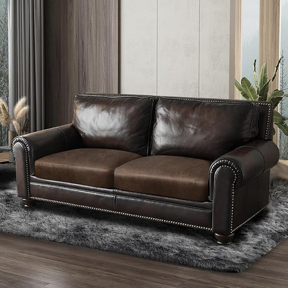 ANARACHON Leather Look Couch Cushion Covers Sofa Seat Slipcovers Sets Couches - Image 8