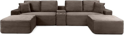 125" Oversized Sectional Couches - Image 8