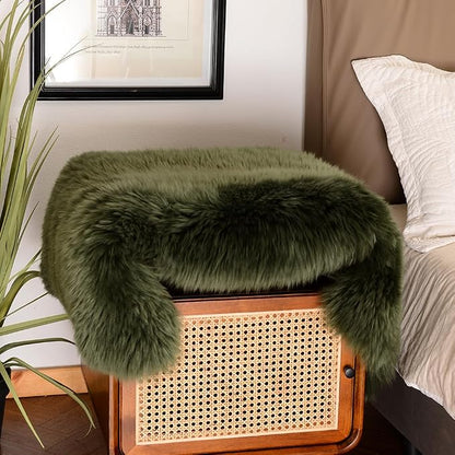 LLB Genuine Sheepskin Area Rug Wool Rug Fur Carpet Fluffy Shaggy Fur Rug - Image 6