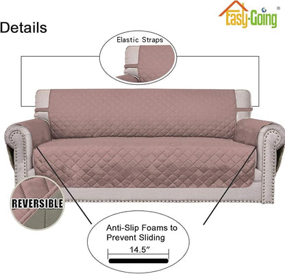 Easy-Going Reversible Couch Cover, Small Chair, Water Resistant Furniture Mat - Image 3
