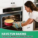 Springform Pan Set, Round Nonstick Pan (Red1)