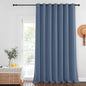 NICETOWN Stone Blue Blackout Curtain 120 inch Length, Grommet Window Treatment by NICETOWN