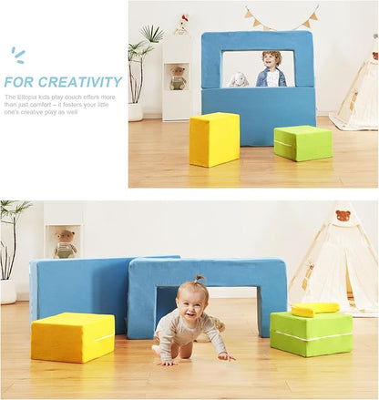 Elftopia Modular Kids Sofa, Toddler Couch Foam Armchair - Image 5