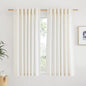 NICETOWN Natural Linen Curtains 54 inches Long by NICETOWN
