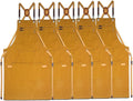 5 Pack Kitchen Aprons, Work Apron, Canvas, Multiple Pockets, Gardening, Painting, BBQ, Artist, Carpenter, Sizes M to XXL, Khaki
