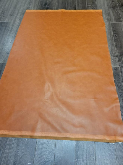 NAT Leathers™ | Golden Tan Soft Faux Vegan PU Leather by The Yard Synthetic - Image 4