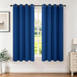 Joydeco Blackout Curtains 63 inch Length 2 Panels Set, Thermal Insulated Long by JOYDECO