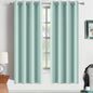 Yakamok Room Darkening Curtains 52x72 inch Length Aqua-Living Room | 2 panels by Yakamok