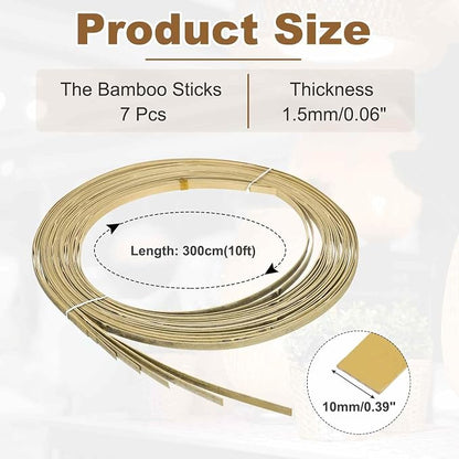 MECCANIXITY 7 Rolls Bamboo Strips - Image 2