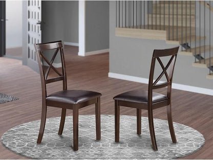East West Furniture BOC-CAP-LC Boston Dining Chairs - Image 2