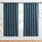 NICETOWN 2 Panels Blackout Curtains, Rod Pocket Window Curtains Room Darkning by NICETOWN
