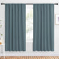 NICETOWN 2 Panels Blackout Curtains, Rod Pocket Window Curtains Room Darkning by NICETOWN