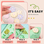 KALAIEN Flower Silicone Molds,Rose Flower Chocolate Mold Daisy Silicone Mold for Crafts,2 Pcs Rose Silicone Mold Fondant Molds for Cake Decorating