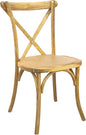 EMMA + OLIVER 2-Pack Wooden X-Back Dining Chair by EMMAOLIVER