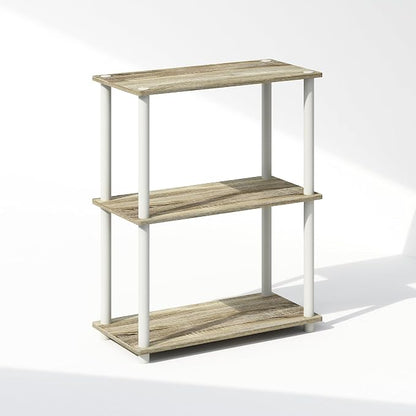 Furinno Turn-N-Tube Book Shelf, 3-Tier Bookshelf, Bookcase - Image 4