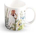 Maison d' Hermine Coffee Mug with Handles Fine Bone China Mugs Pack of One Tea Cups for Hot Beverages Cappuccino Latte Home Restaurant Office Perfect for Gift (Fleurs De Mai - Prairie, 15 Ounce)
