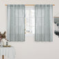 Light Filtering Linen Curtains 45 Inch Length 2 Panels, 34 x 45 Inch | Semi by LAMIT