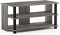 Furinno Sully 3-Tier Stand for TV up to 40, French Oak Grey/Black by Furinno-FitsYourSpaceFitsYourBudget
