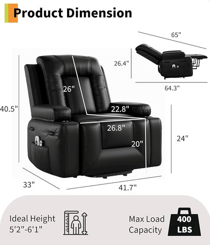 GarveeHome Oversized Wide Power Lift Recliner Chair - Image 3