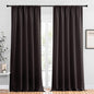 NICETOWN Blackout Curtains for Living Curtains, Toffee Brown, 2 Panels by NICETOWN