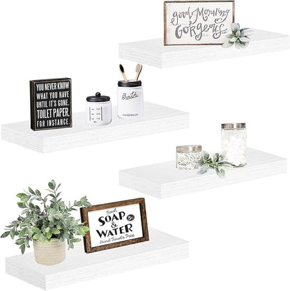 QEEIG Floating Shelves for Wall Bathroom Shelf Bedroom Kitchen Living Room - Image 9