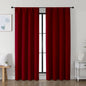 Simplebrand Ava Red Blackout Curtains by Simplebrand