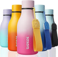 BJPKPK Insulated Water Bottles, 12oz Stainless Steel Metal Water Bottle with Strap, BPA Free Leak Proof Thermos, Mugs, Flasks, Reusable Water Bottle for Sports & Travel, Sakura