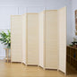 6 Panel Bamboo Room Divider Screen, 5.6 FT Tall Bamboo Divider Folding Privacy by PawlaBay