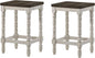 Furniture of America Lakeport Farmhouse Backless Wood 24 in. Counter Height by FurnitureofAmerica