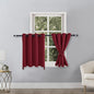 RV Blackout Curtains for Bedroom, 52 x 36 Inches Long Christmas Red | Thermal by Hiasan