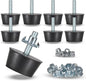 NEWBYTEK M6 Thread Furniture Feet Levelers, Floor Protection Feet Glides by DIYfurniturerepairtools