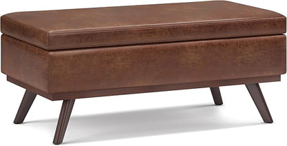 SIMPLIHOME Owen Lift Top Coffee Table Storage Ottoman - Image 4