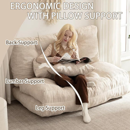 Folding Sofa Bed, Convertible Sleeper Chair - Image 3